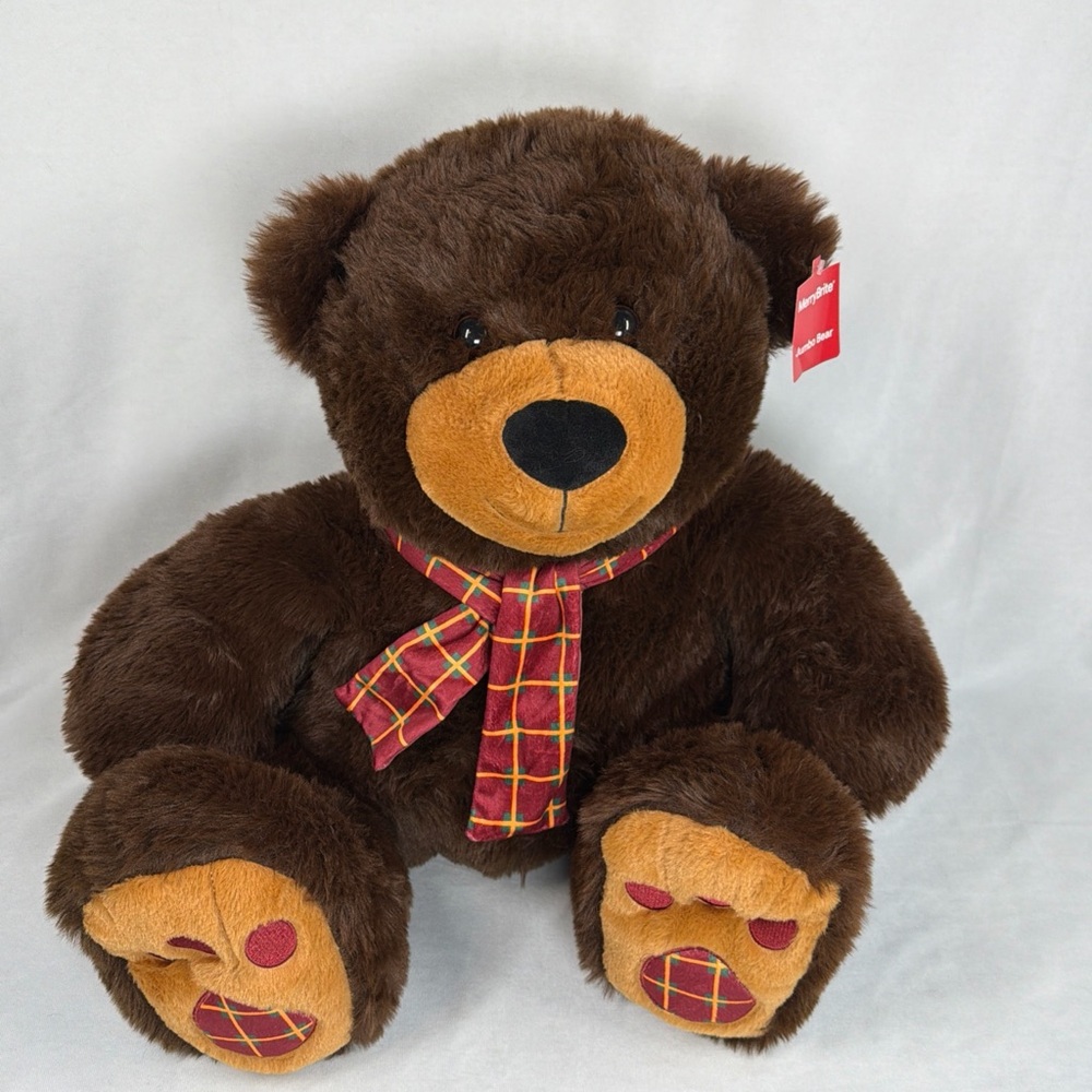 Merry Brite Jumbo 19" Sitting Brown Bear‎